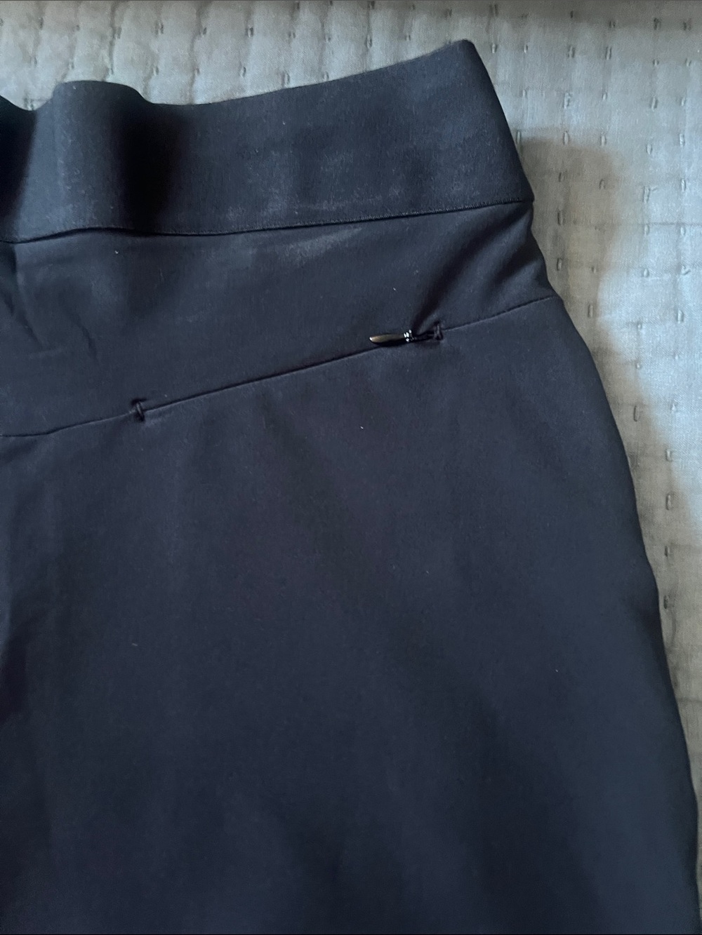 Dana Buchman Black Mini Skort with Pocket Details - Picture 6 of 7